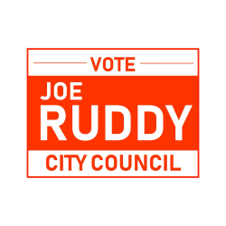 Joe Ruddy for City Council Logo