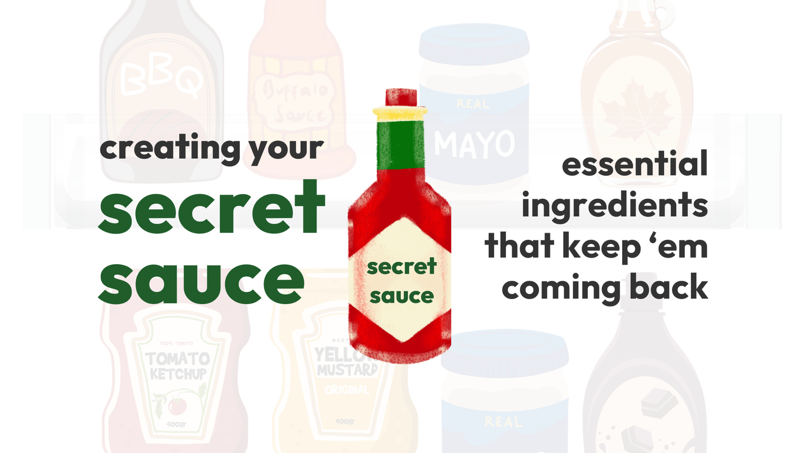 Secret Sauce for Business Graphic