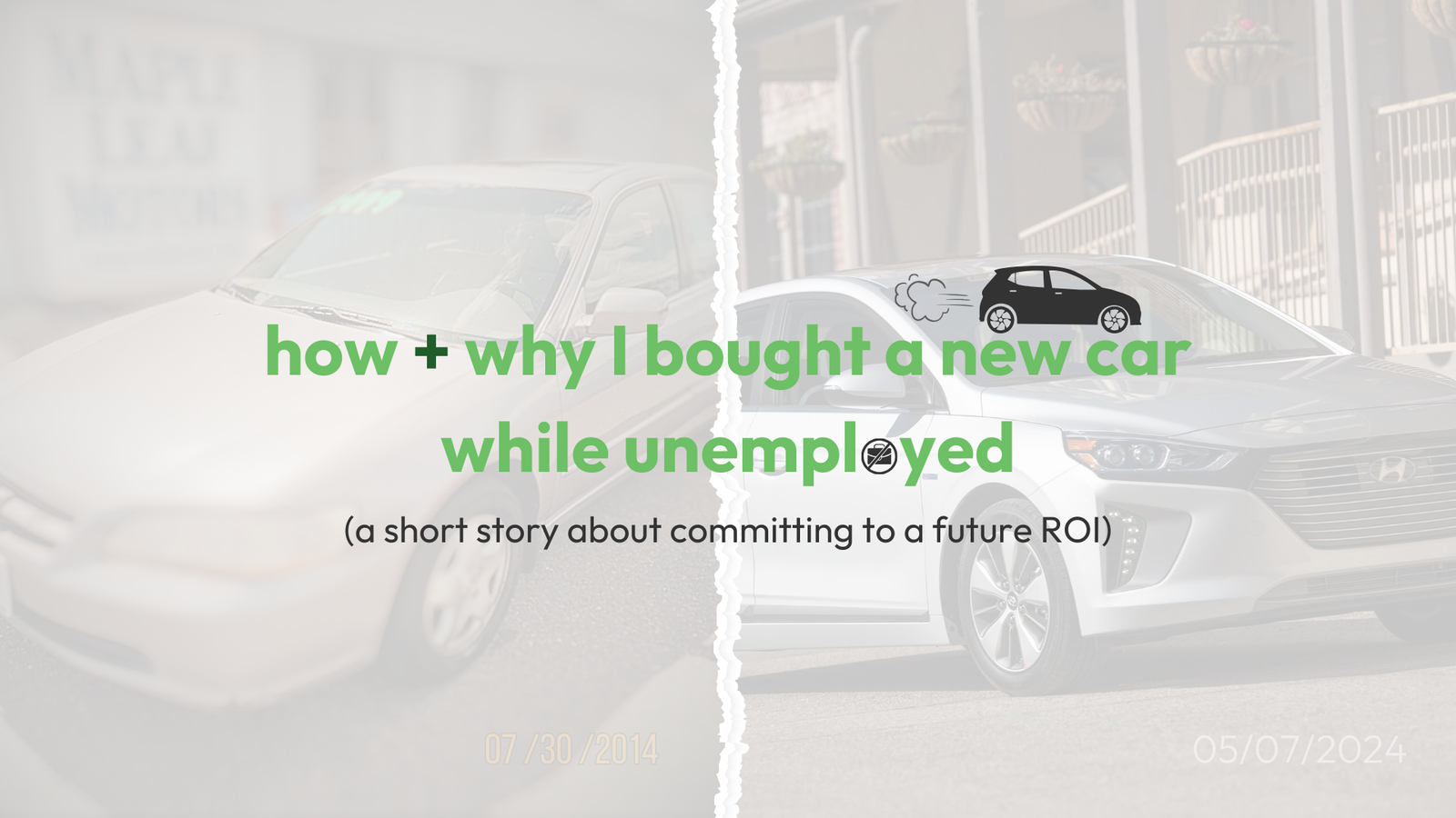 Britt Avery investing in a car while unemployed - short story
